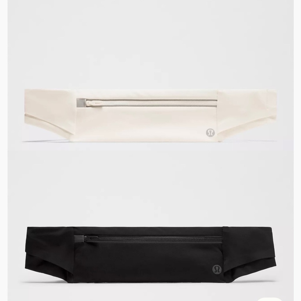 Lululemon Running Belt Bag in Black and/or Light Ivory Cream